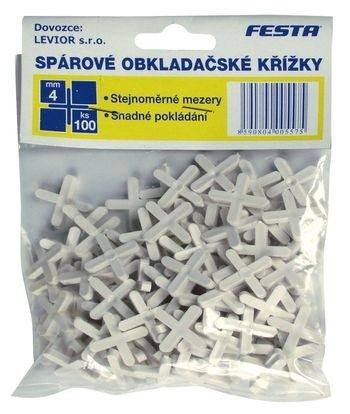 VÝPREDAJ - Krížiky pre obkladačov, 4mm, 100ks
