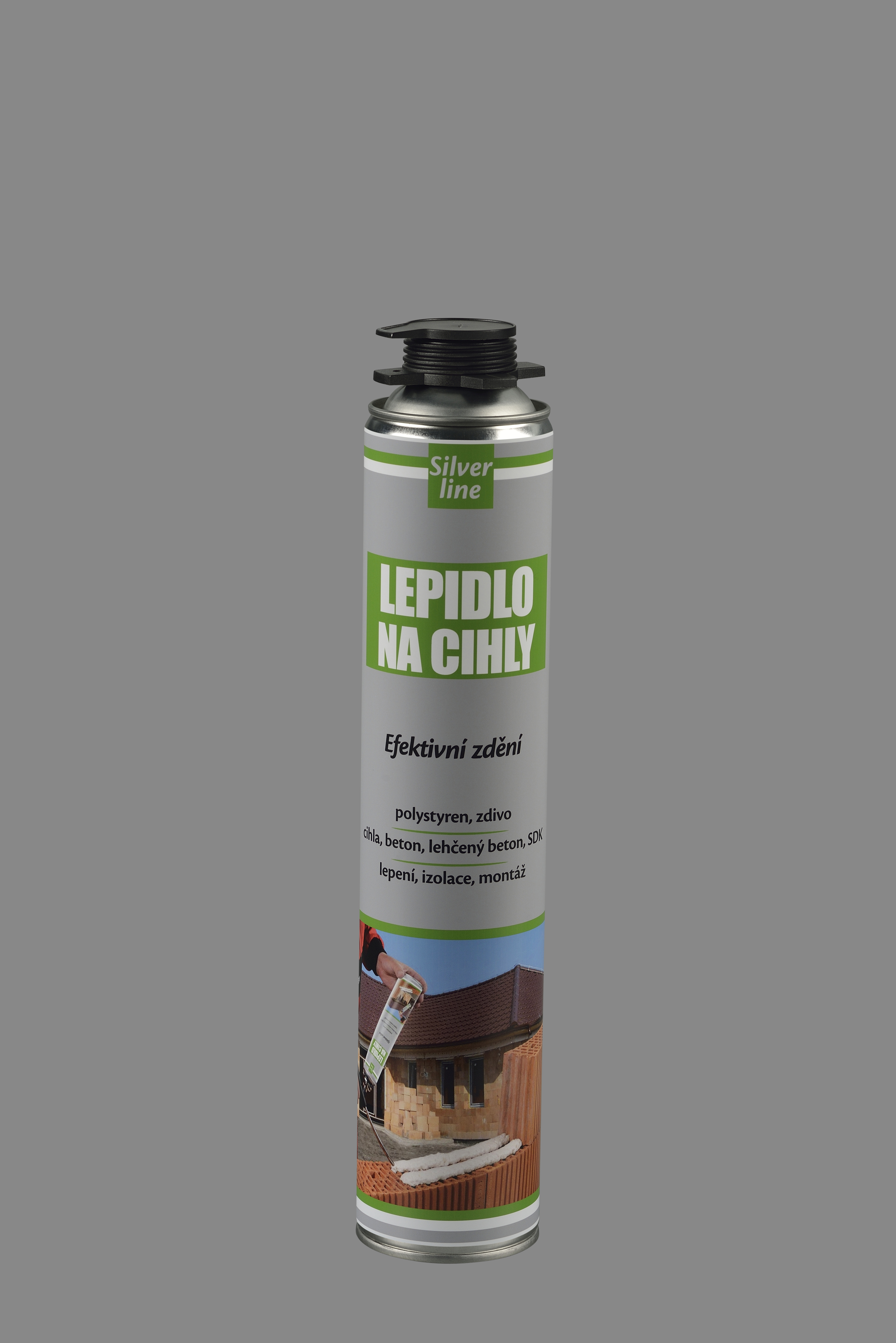 Den Braven Lepidlo na tehly PUR pena 750 ml Silver line