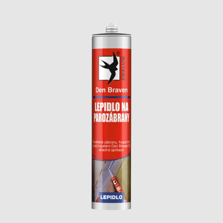 Den Braven Lepidlo na parozábrany, kartuša, modrá, 310 ml, zelená