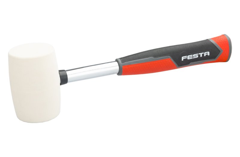 Kladivo gumené biela 55mm kovová rukoväť FESTA