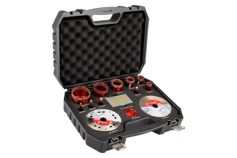 Sada vykružovacích diamantových koruniek + kotúč diamantový FESTA INDUSTRY