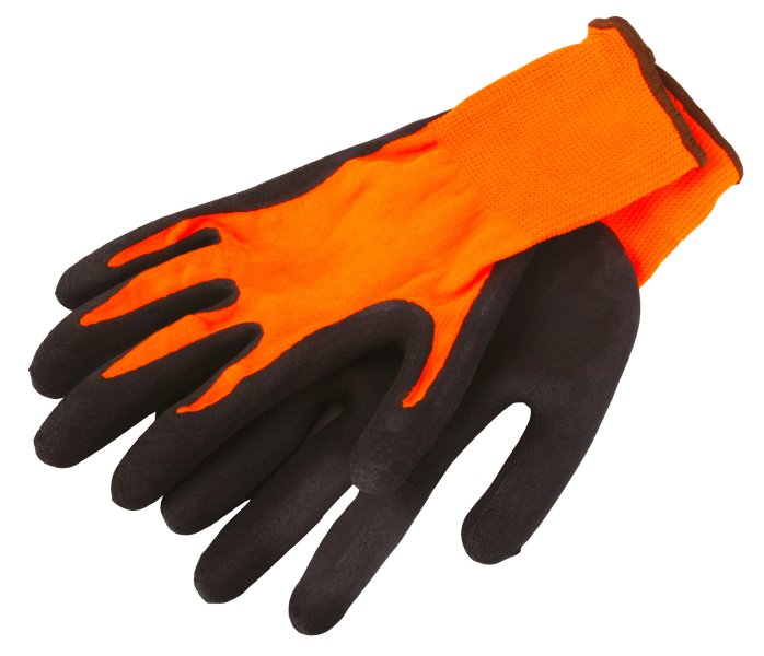 Pracovné rukavice nylonové - LATEX veľkosť 8