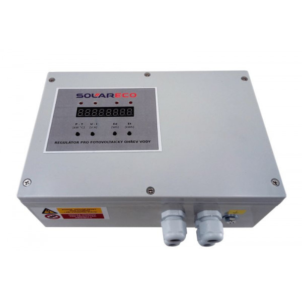 SolarEco - Solárny regulátor ohrevu vody 2,3kW s LCD - PUIT