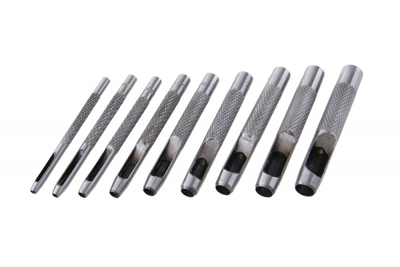 Dierovače 2.5-10mm, set 9ks