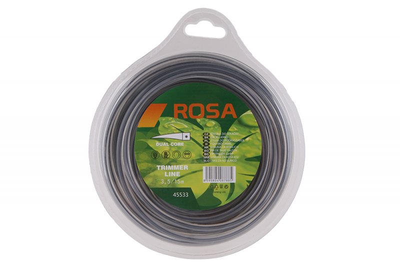Struna do kosačky 3.15mm x 15m štvorec s nylonovým stredom