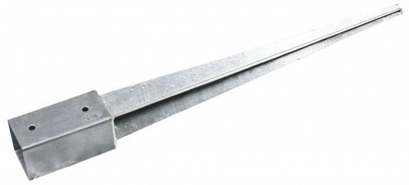Pätka stĺpika 151x151x150mm/75cm, hrúbka 1,8mm, pozink