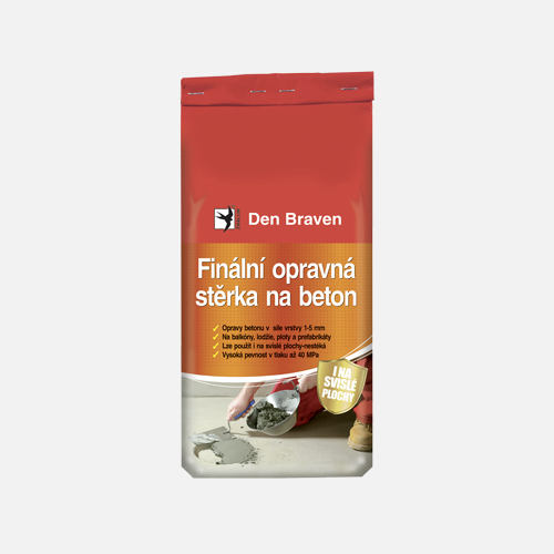 Den Braven Den Braven - Opravná hmota na betón FINAL, vrece, 5 kg, šedá