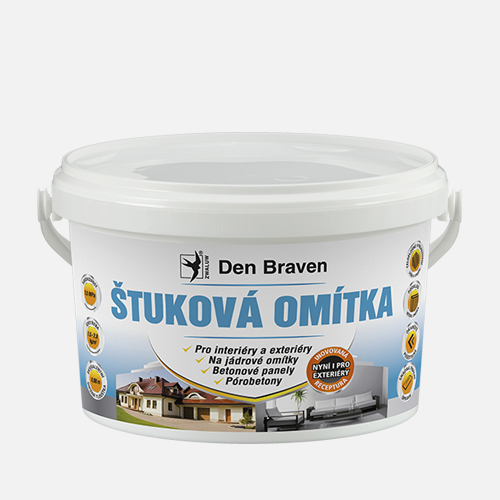 Den Braven Den Braven - Štuková omietka, vedro, 8 kg, biela