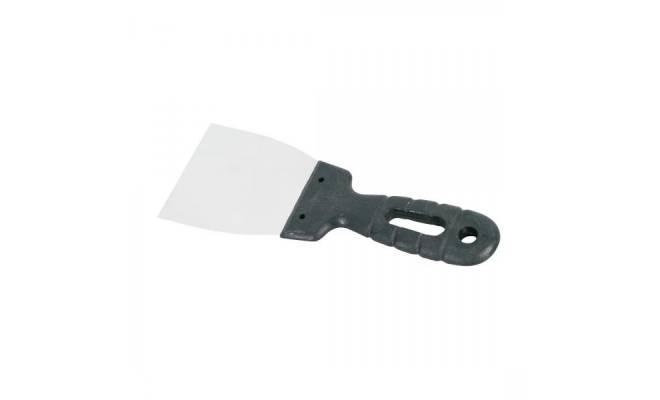 Špachtľa nerezová 100mm, PVC rúčka