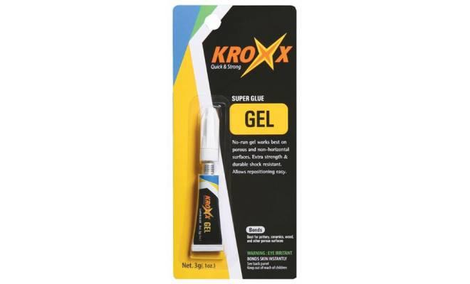 Sekundové lepidlo Kroxx Gel 3g