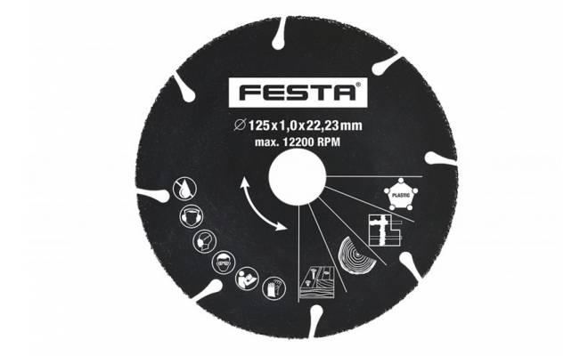 Rezný kotúč  Ø125 x 22,2mm, 2mm univerzálny FESTA