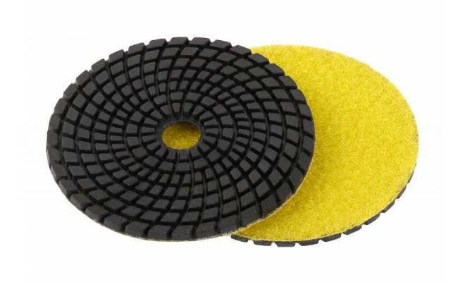 Kotúč leštiaci diamantový 100mm P100 so suchým zipsom