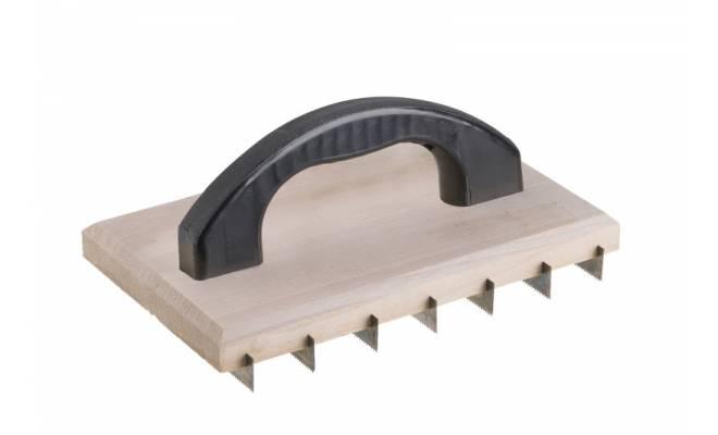Škrabák na Ytong 230x145mm hrubý zub plastová rukoväť