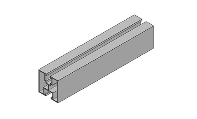 Solárny ALU profil 40mm x 40mm x 3,30m