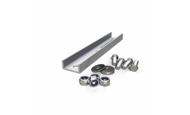 Renusol - lišty CS+ XL, predlžovacie lišty pre široké moduly k plastovej vani, držiaku na solárny panel ConSole+ 