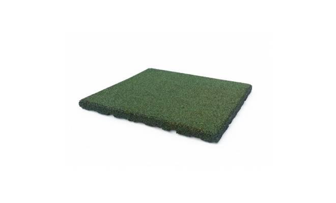 Gumová dlažba HOBBY 500 x 500 mm x 25 mm zelená - 1 ks