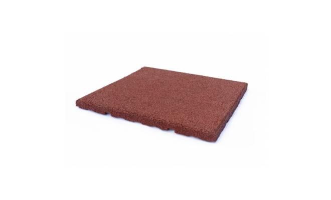 Gumová dlažba HOBBY 500 x 500 mm x 30 mm červená - 1 ks