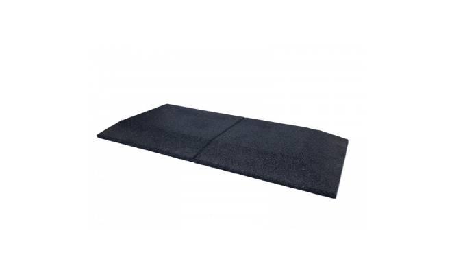 Gumová nábehová hrana pravá 500 x 1000 x 40 mm čierna - 1 ks