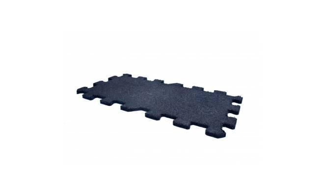 Gumová dlažba PUZZLE 500 x 1000 mm x 20 mm čierna - 1 ks