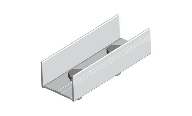 ProfiSol - Spojovací diel pre ALU profily 40x40mm, 5-dielný set