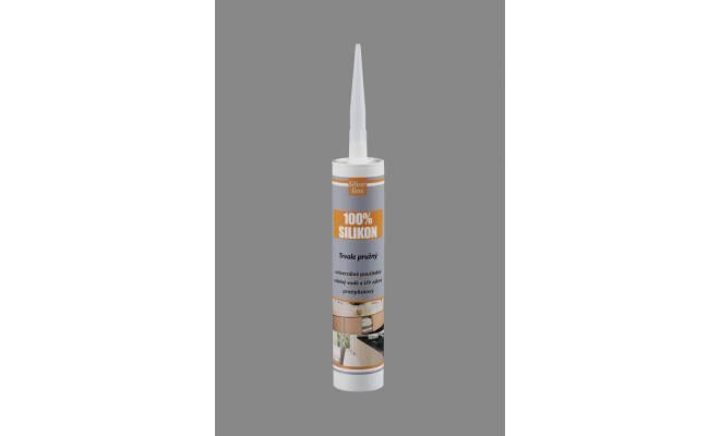 100 % silikón 280 ml transparentný Silver line