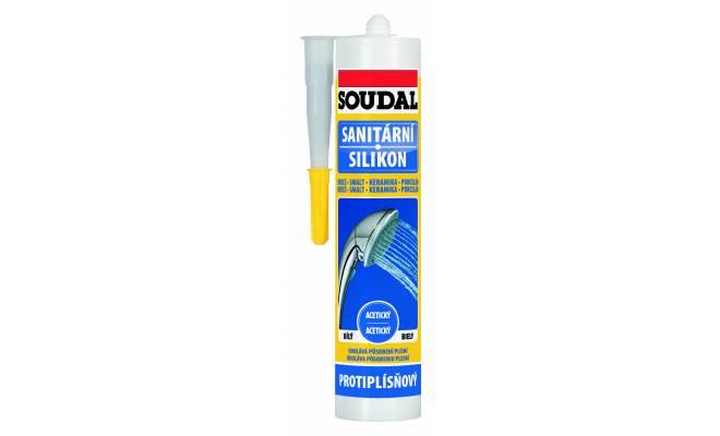 Sanitárny silikón acetátový kartuša 280 ml šedá
