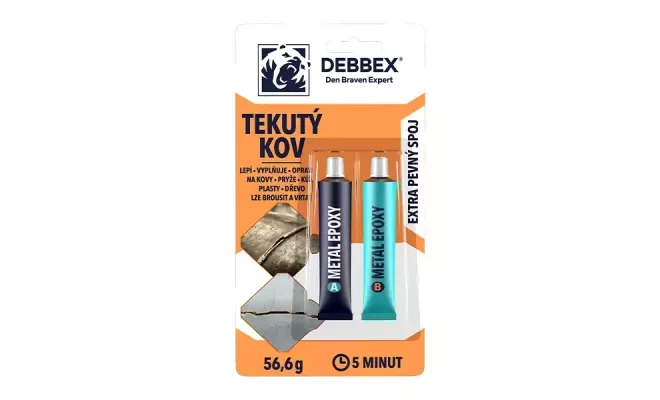 Tekutý kov blister, 24ml, svetlo čierna