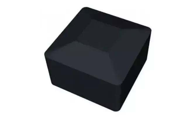 Záslepka - koncová plastová krytka na solárny alu profil 40x40mm čierna