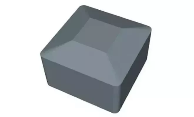 Záslepka - koncová plastová krytka na solárny alu profil 40x40mm sivá