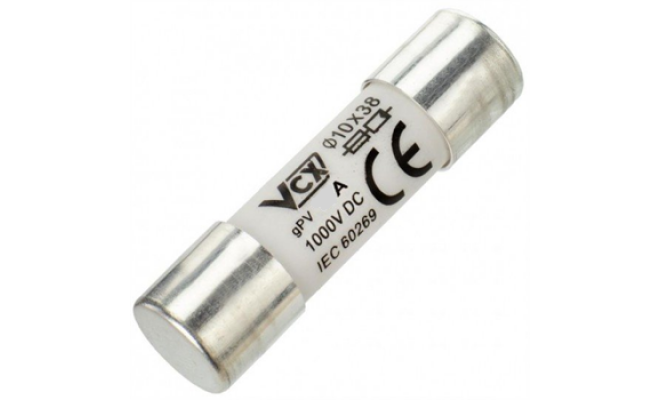 VCX - DC poistkA  gPV 1000V ø10x38mm - 25A 