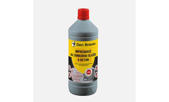 Den Braven - Impregnácia na zámkovú dlažbu a betón, fľaša, 1 liter