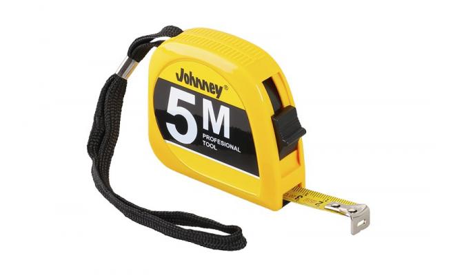 Zvinovací meter KDS 5013-5m Johnney žltý 