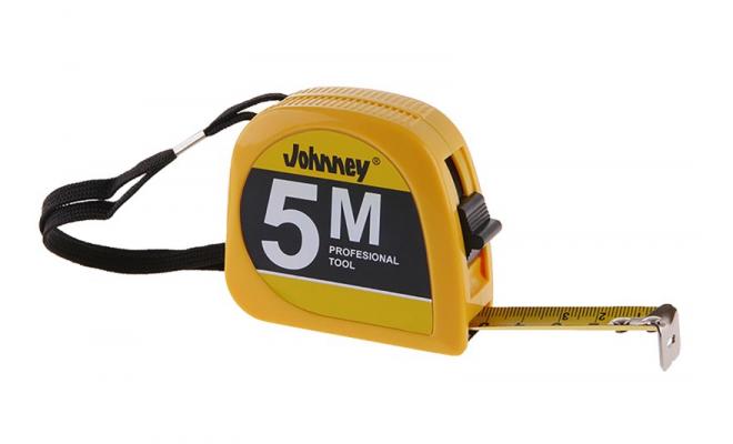 Zvinovací meter KDS 5019-5m Johnney žltý 