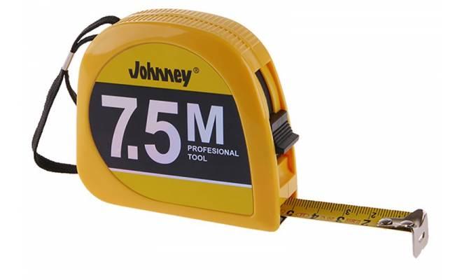 Zvinovací meter KDS 7519-7.5m Johnney žltý 