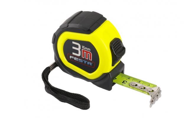 Zvinovací meter Magnetic 3016-3m / 16mm guma (GW-369) FESTA 