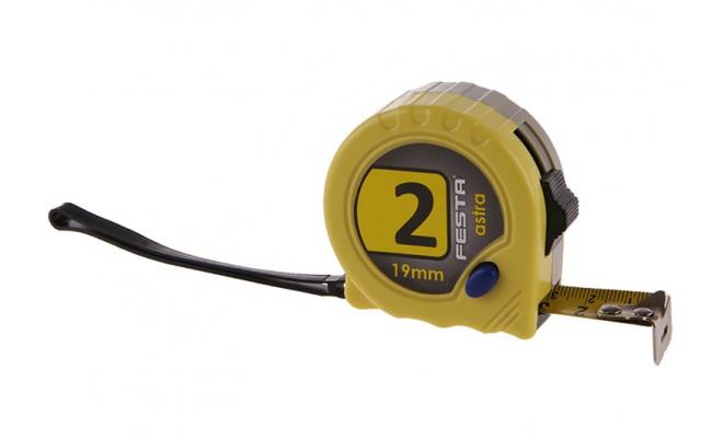 Zvinovací meter ASTRA 2Mx19mm 