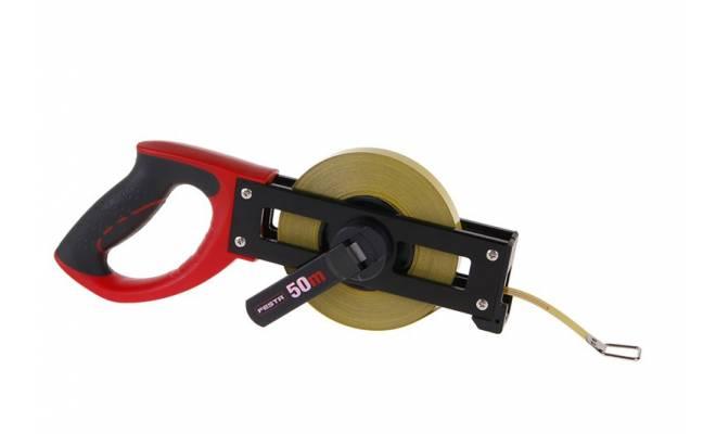 Meracie oceľové pásmo 50m x 12.5mm na vidlici FESTA 