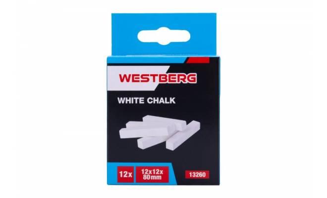 Krieda biela 10x10x100mm, 12ks