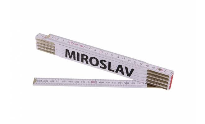 Skladací 2m MIROSLAV (PROFI,biely,drevo)