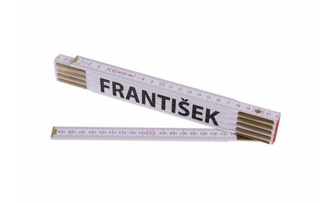 Skladací 2m FRANTIŠEK (PROFI,biely,drevo)