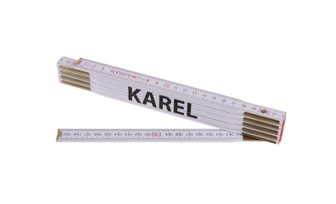 Skladací 2m KAREL (PROFI,biely,drevo)