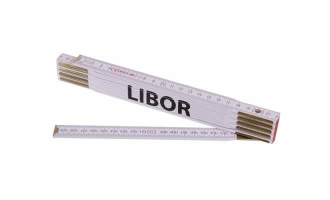 Skladací 2m LIBOR (PROFI,biely,drevo)