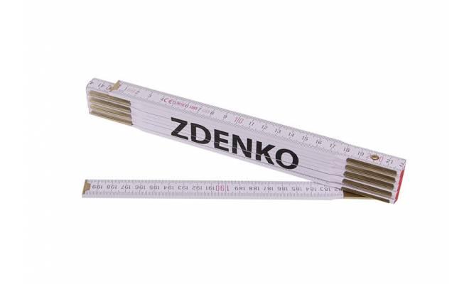 Skladací 2m ZDENKO (PROFI,biely,drevo)