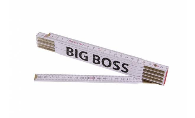 Skladací 2m BIG BOSS (PROFI,biely,drevo)