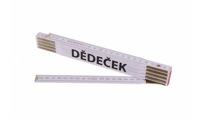 Skladací 2m DEDKO (PROFI,biely,drevo)