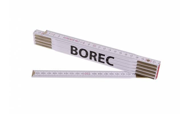 Skladací 2m BOREC (PROFI,biely,drevo)