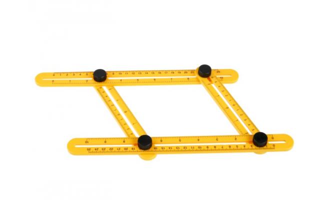 Viacúčelové skladacie pravítko