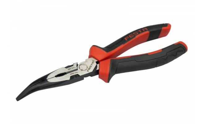Kliešte rádiové zahnuté 200mm FESTA