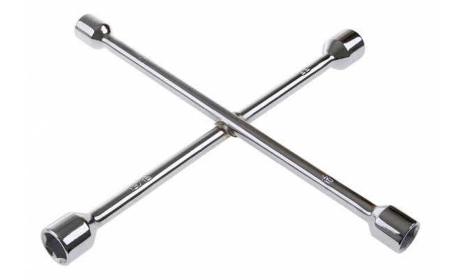 Kľúč na kolesá, krížový 17, 19, 22 mm a 13/16" 