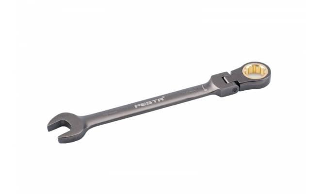 Kľúč očkoplochý kĺbový račňový 19mm FESTA 